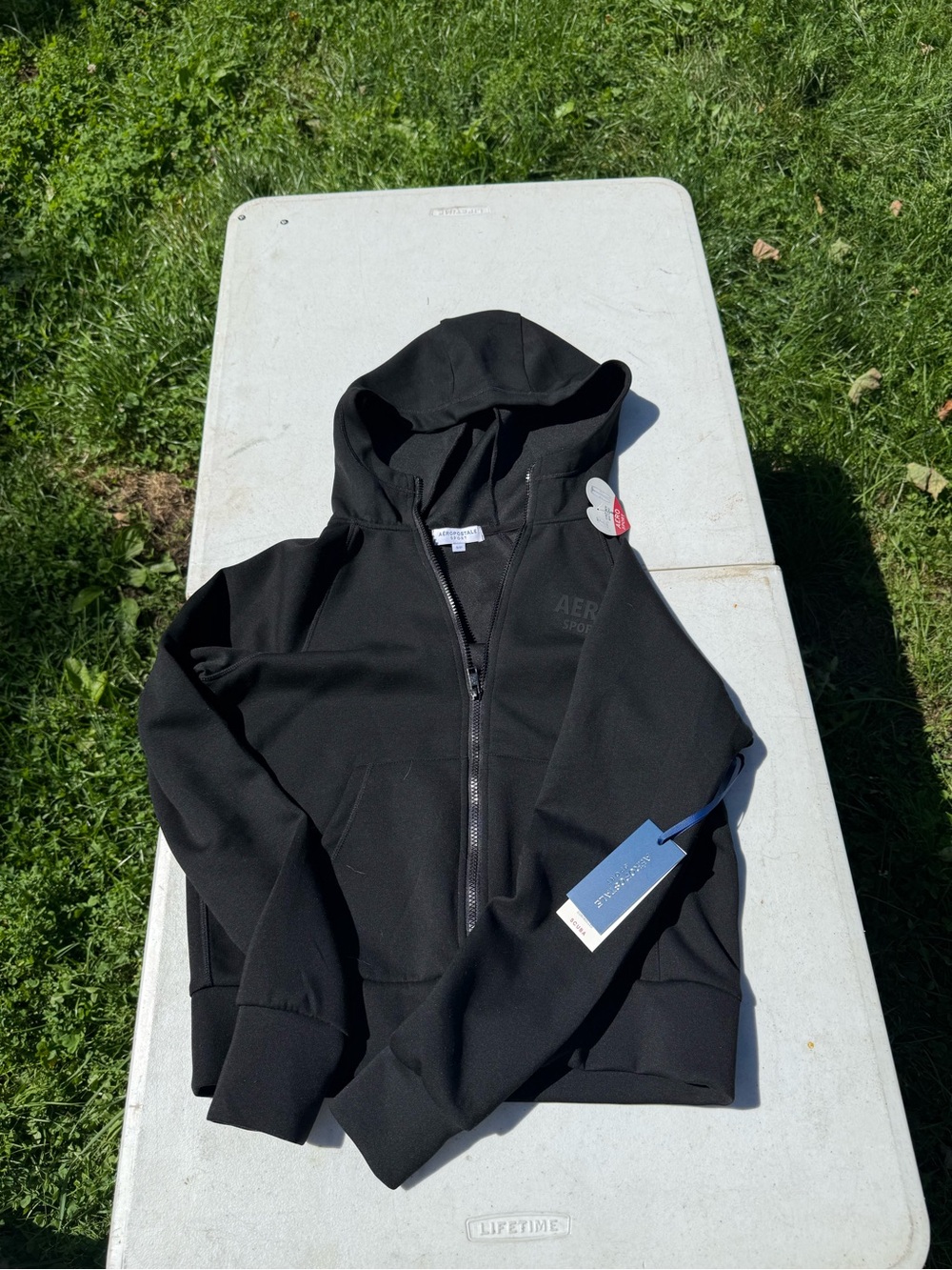aeropostale scuba zip up sweatshirt